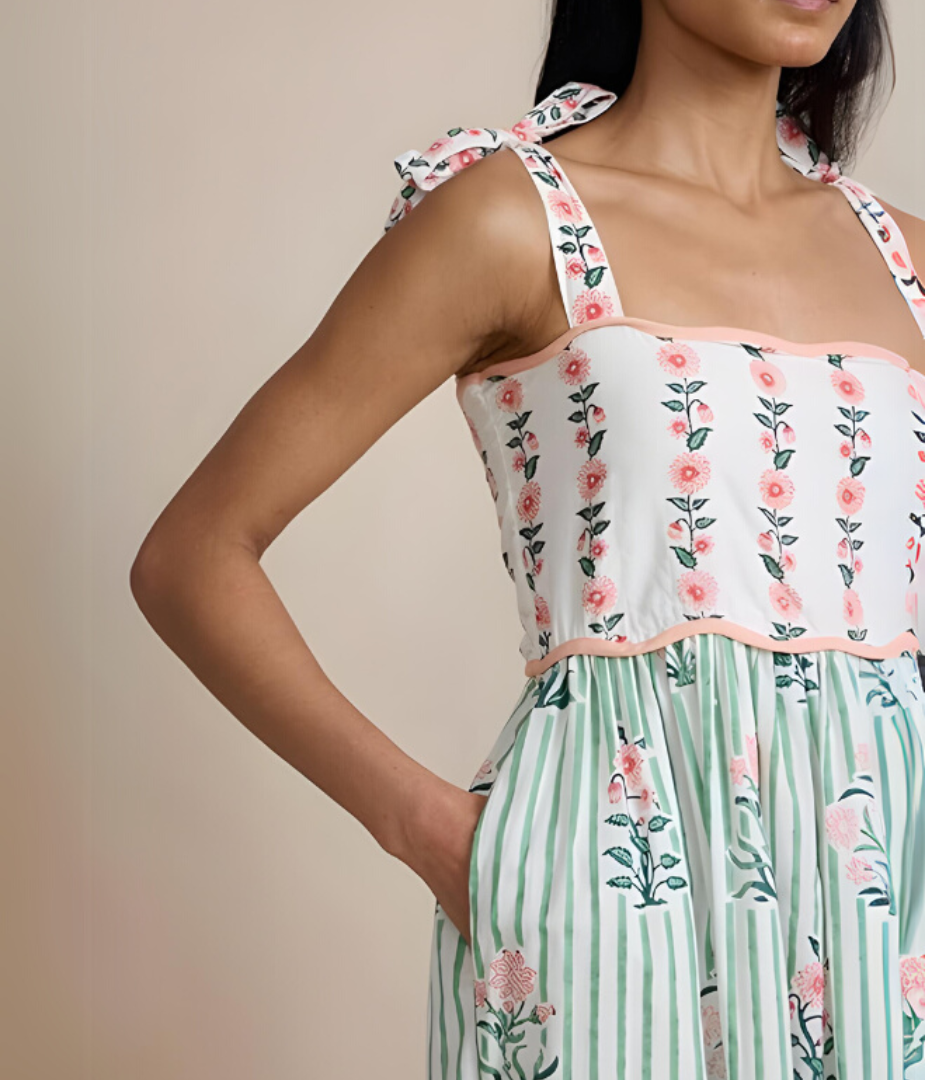Boho Floral Maxi Dress