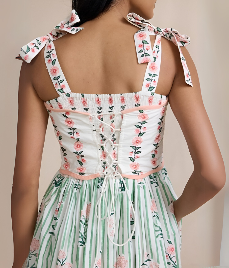 Boho Floral Maxi Dress