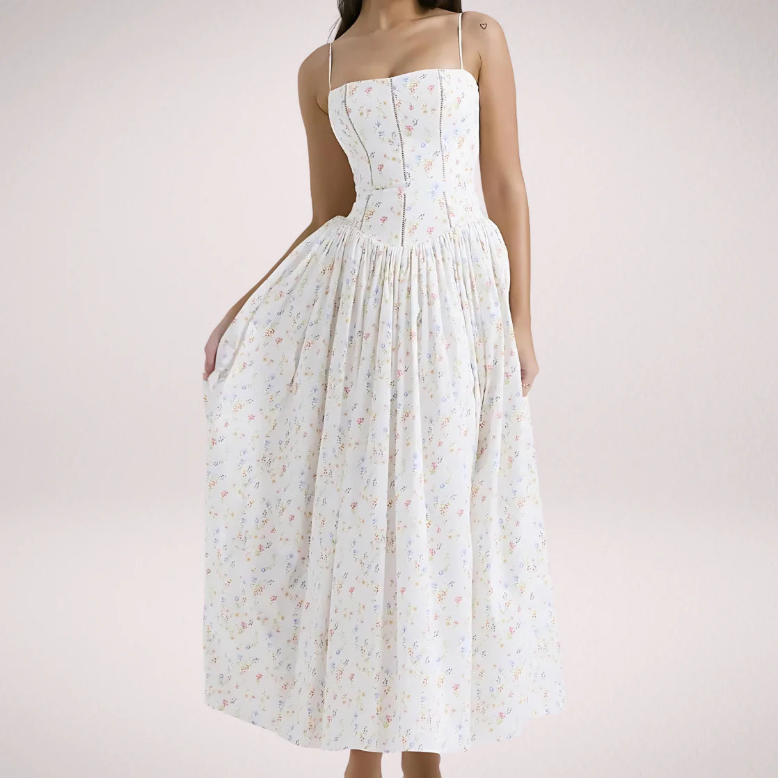 Elara Bloom Maxi Dress