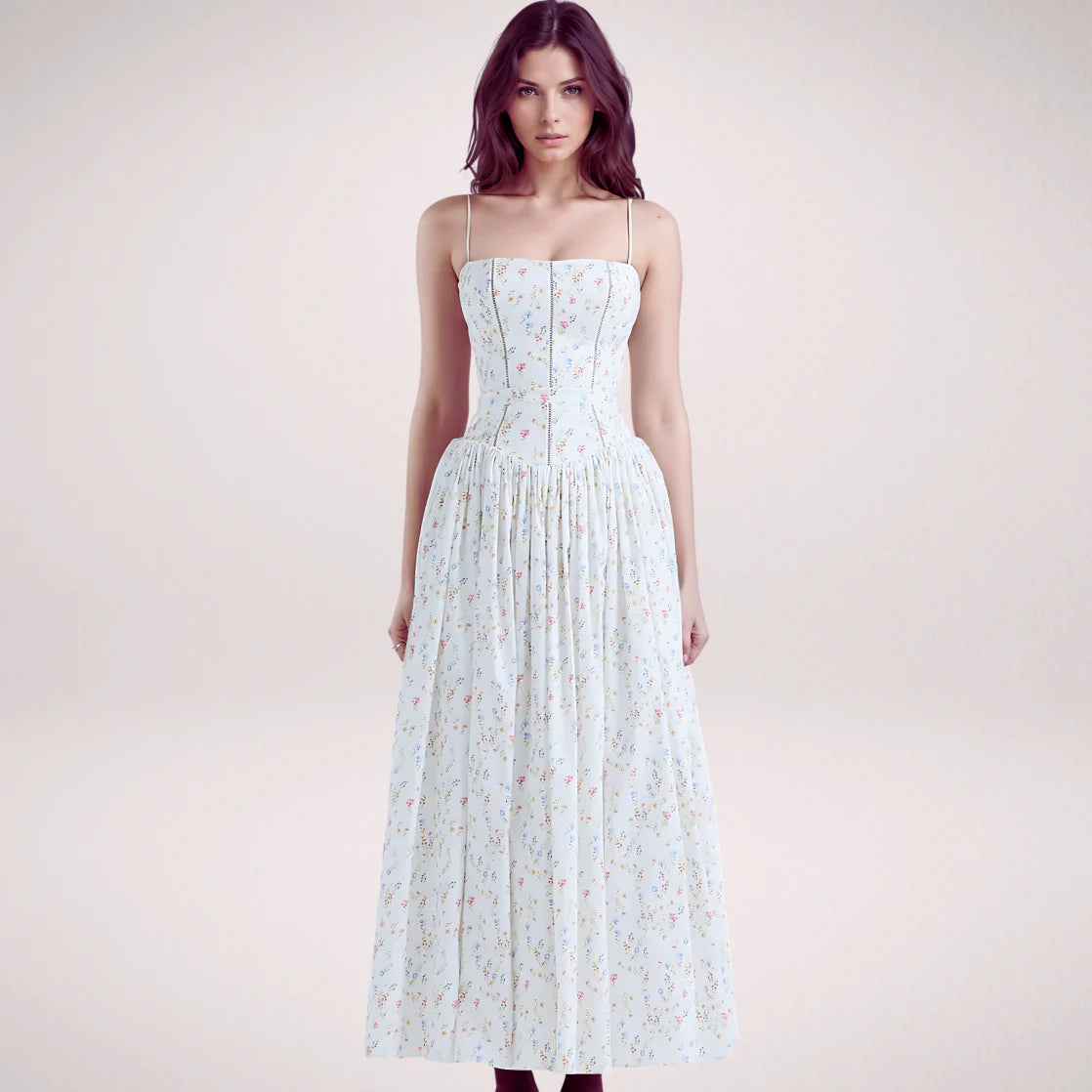 Elara Bloom Maxi Dress