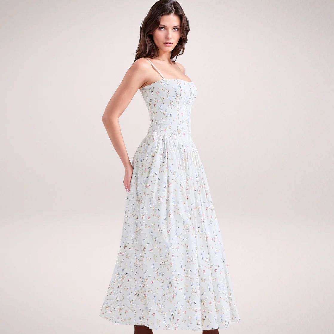 Elara Bloom Maxi Dress
