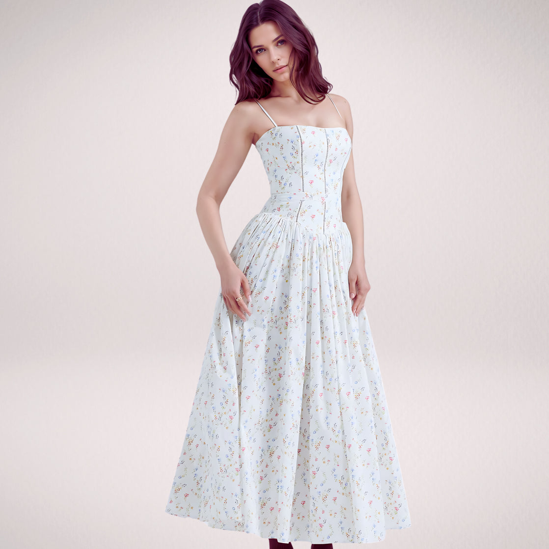 Elara Bloom Maxi Dress