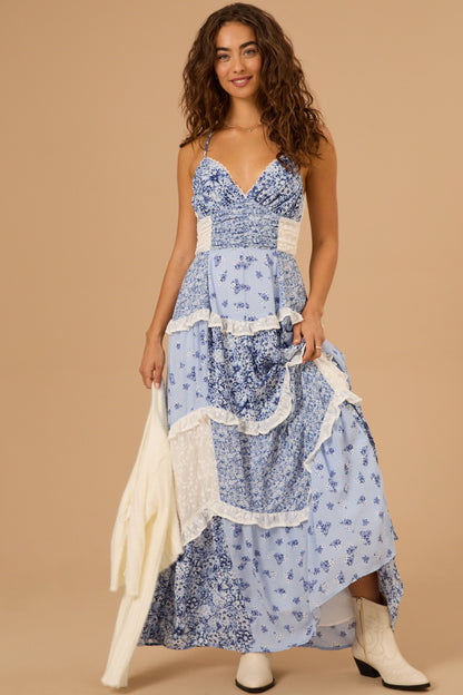 Adernlia Floral Maxi Dress