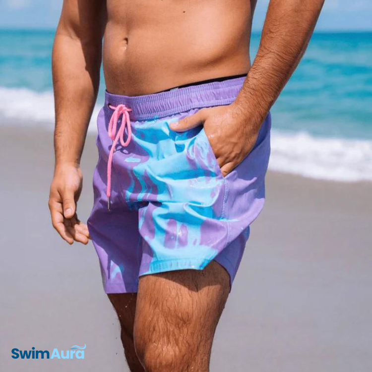 COLOR CHANGING SWIM SHORTS