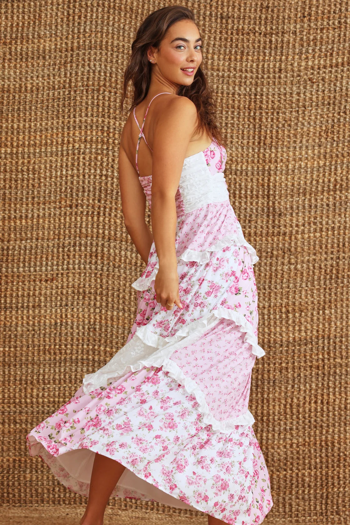 Adernlia Floral Maxi Dress