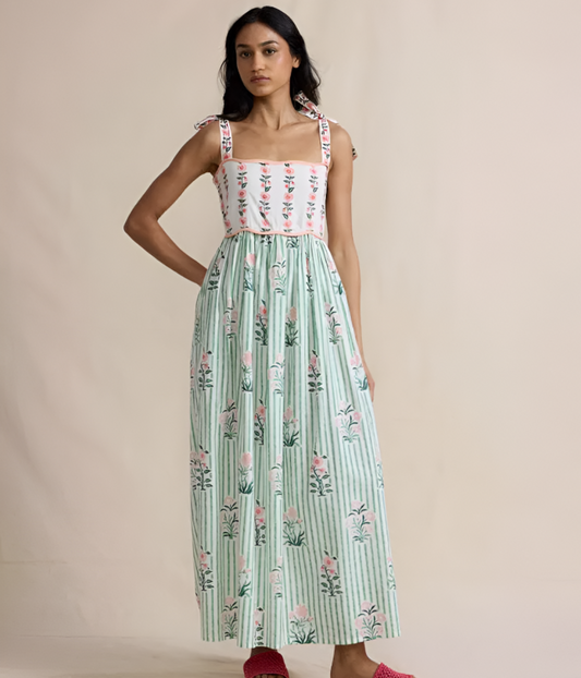 Boho Floral Maxi Dress