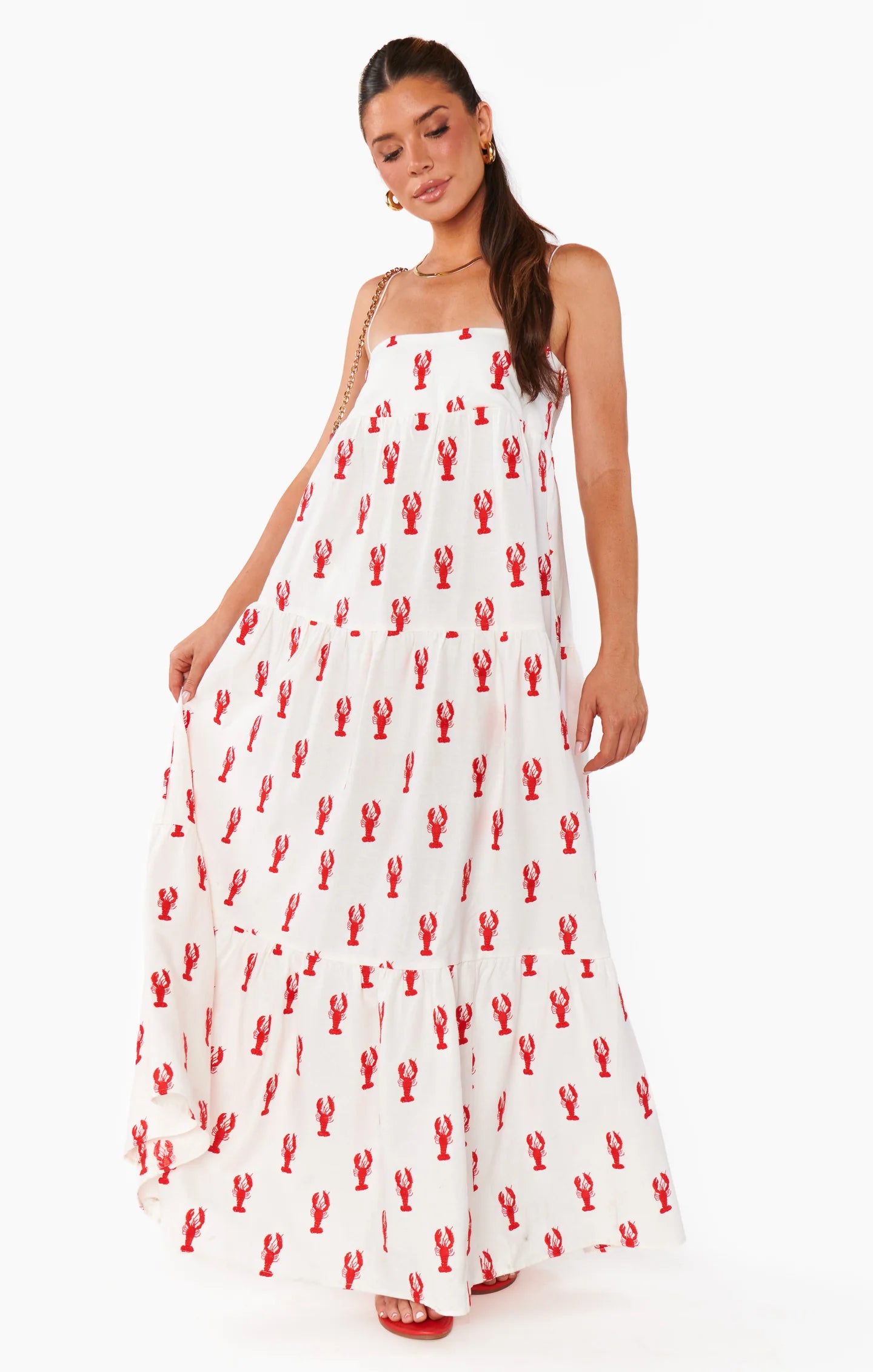 Long Weekend Embroidered Maxi Dress