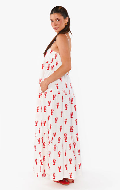 Long Weekend Embroidered Maxi Dress