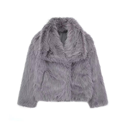 Fuax fur coat