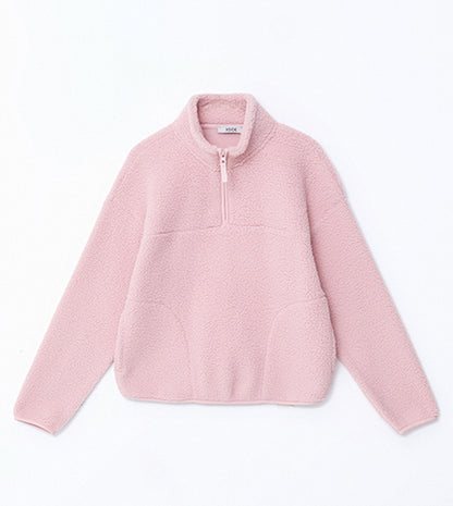 Viral Pink Fleece Sweatshirt