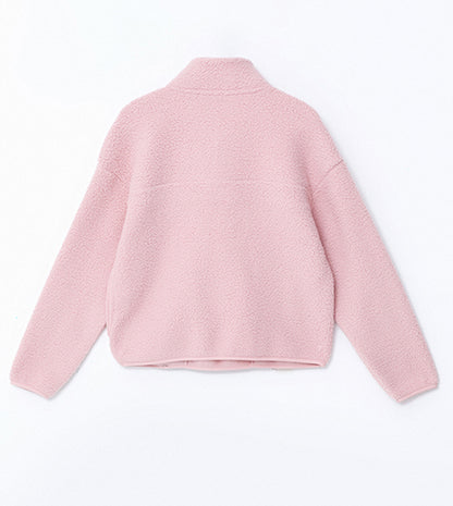 Viral Pink Fleece Sweatshirt